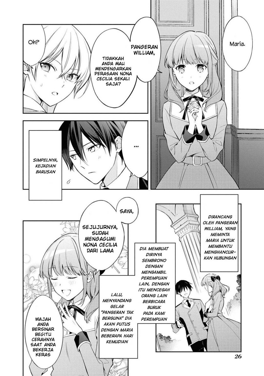Though I May Be a Villainess, I’ll Show You I Can Obtain Happiness! Chapter 23 Bahasa Indonesia